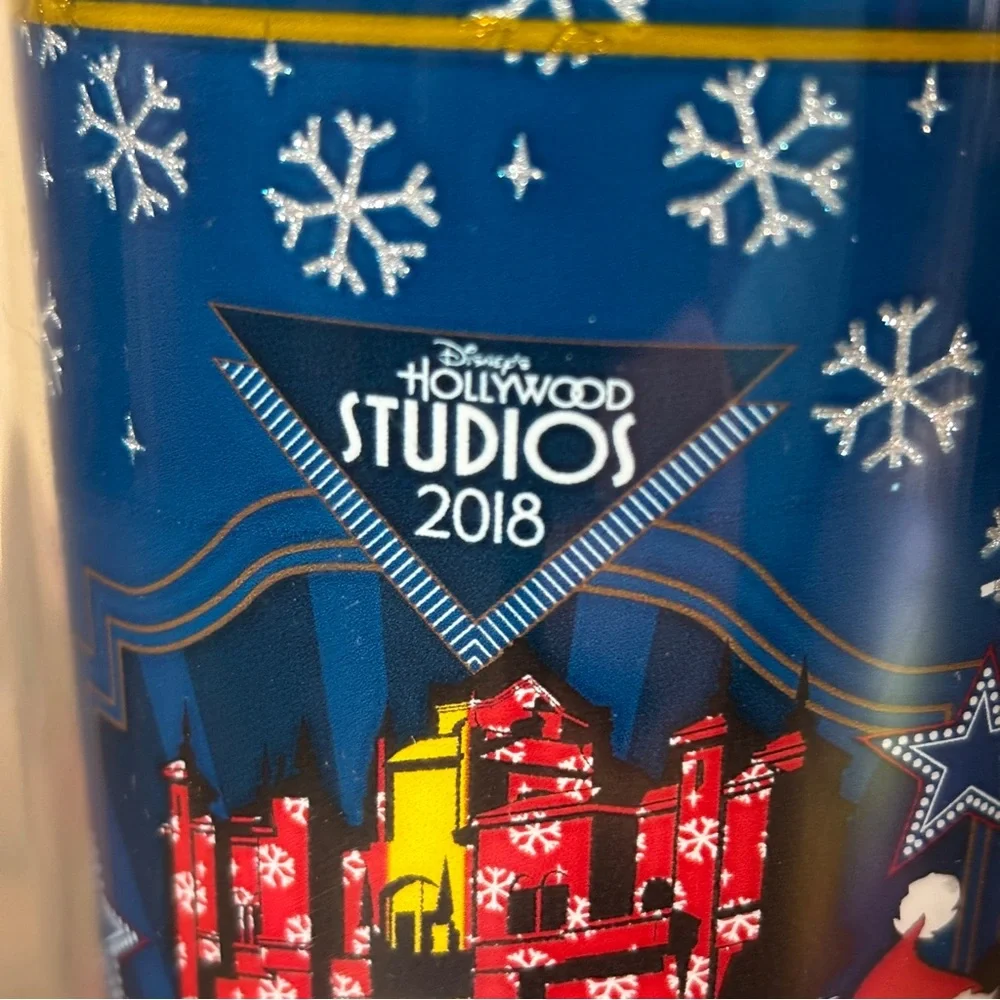 Disney Tumbler with lid Flurry of Fun 2018 Disney‎ Hollywood Studios - NWT